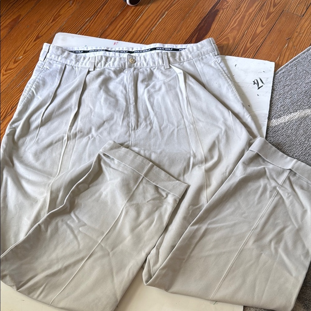 Men's polo gold khaki  Pants